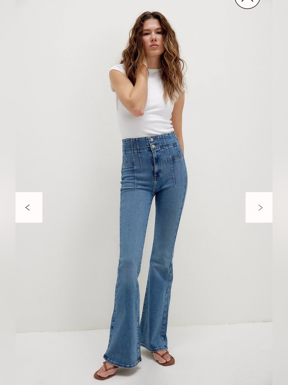 We The Free High-Rise Flare Jeans in Light Blue Wash